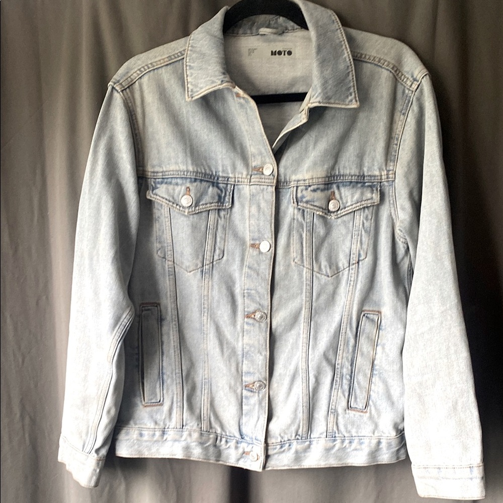 Topshop Moto Denim Jacket